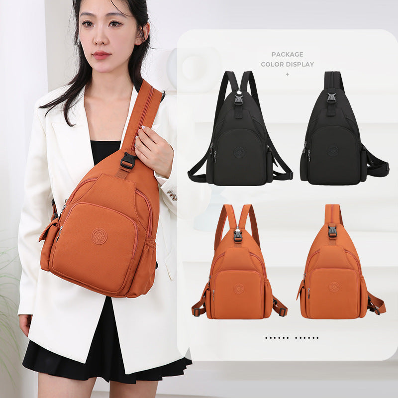Women's Casual Waterproof Multifunctional Chest Bag