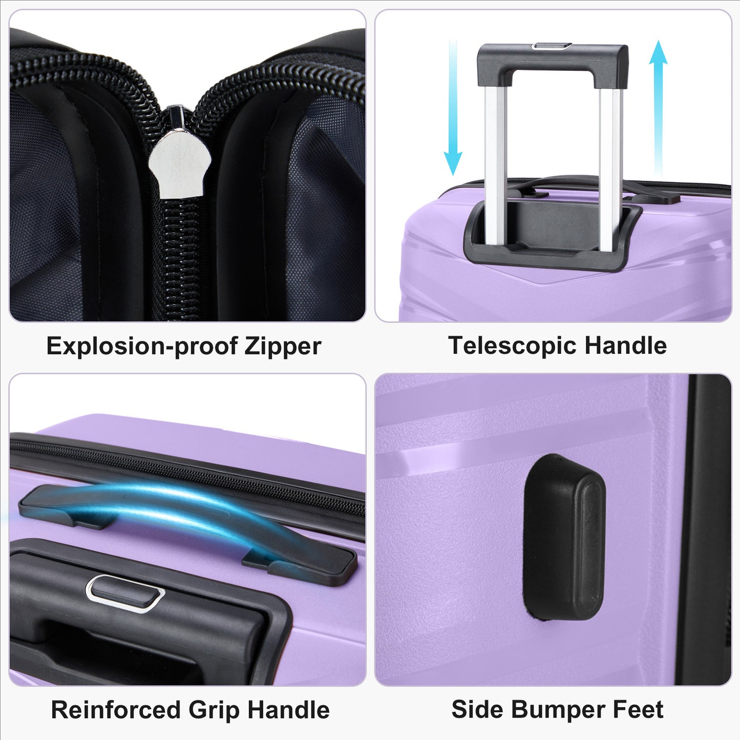 3-in-1 PP Trolley Case