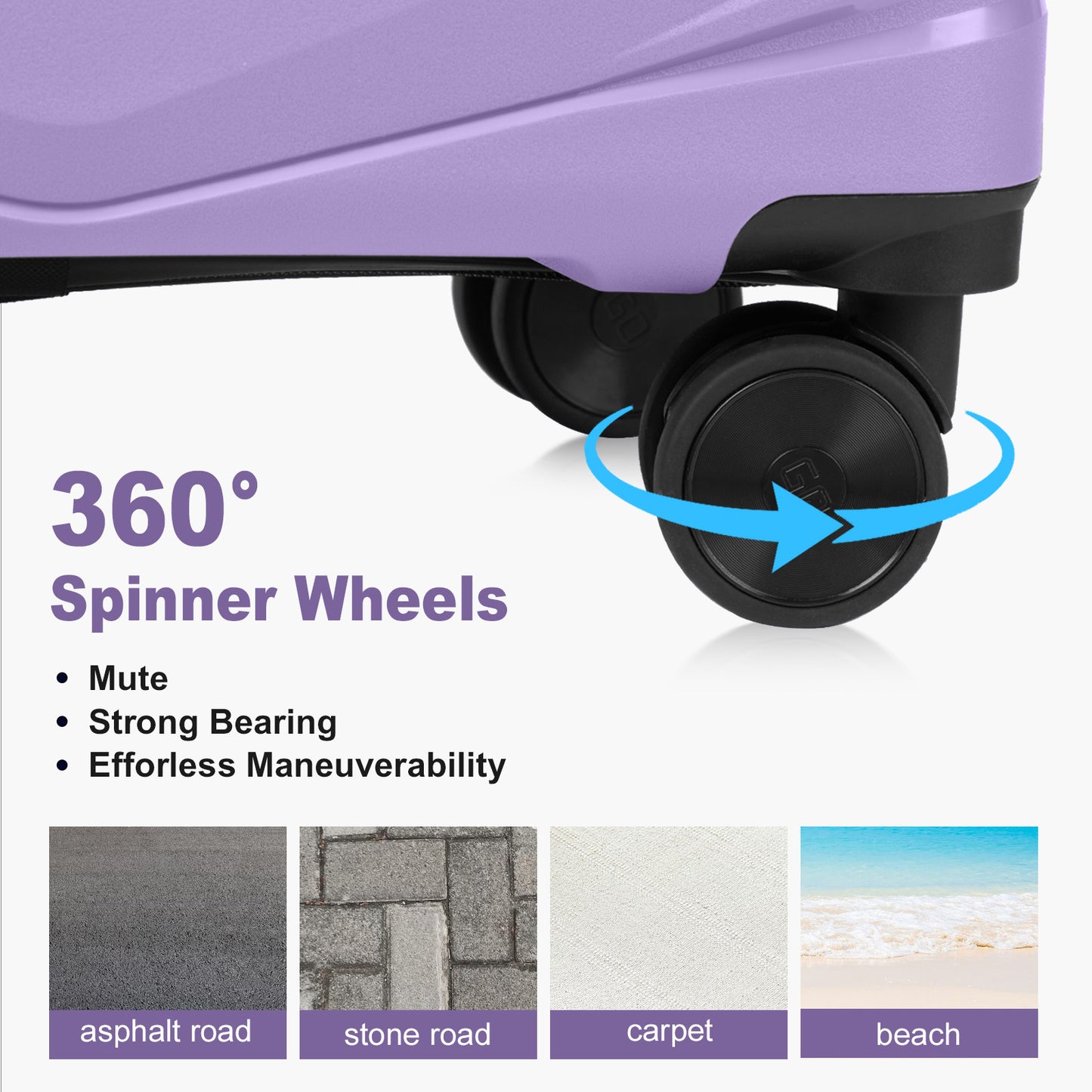 3-in-1 PP Trolley Case