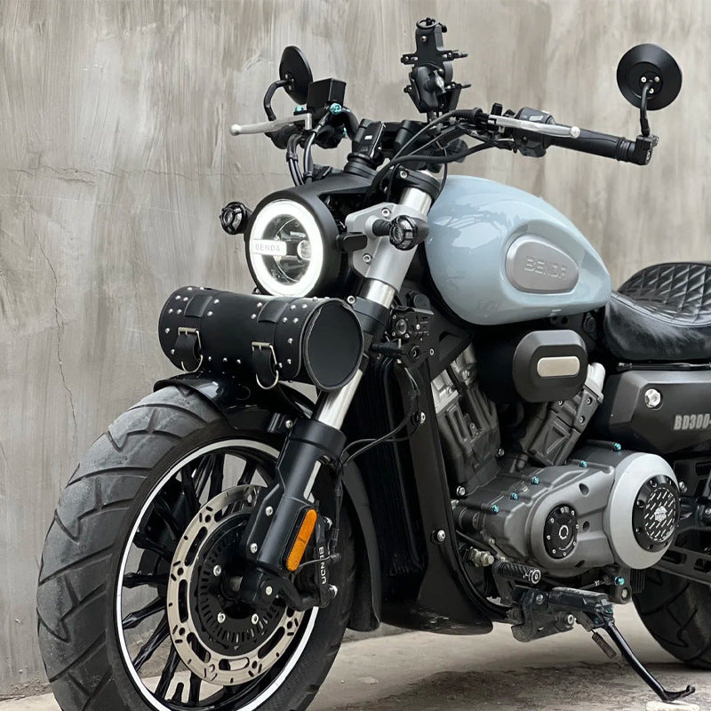 LEATHER BAGS FOR MOTORCYCLE BICYCLE